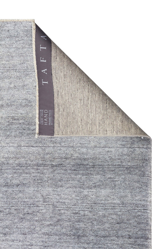 Modern Ushak Rug – Overdyed Grey Flatweave Carpet With Soft Texture