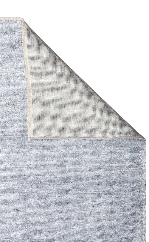 Grey Ushak Rug - Pakistan Handwoven Overdyed Flatweave Carpet | Soft Texture Area Rug