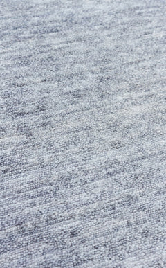 Grey Ushak Rug - Pakistan Handwoven Overdyed Flatweave Carpet | Soft Texture Area Rug