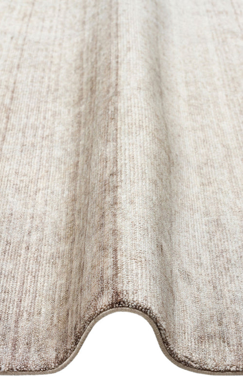 Modern Ushak Rug – Handmade Flatweave Overdyed Carpet With Soft Texture