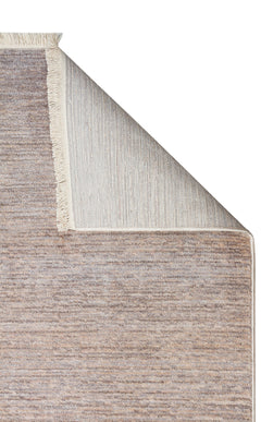 Modern Area Rug - Grey Machine Made Rug | Ethnic Patterned Flatweave Carpet