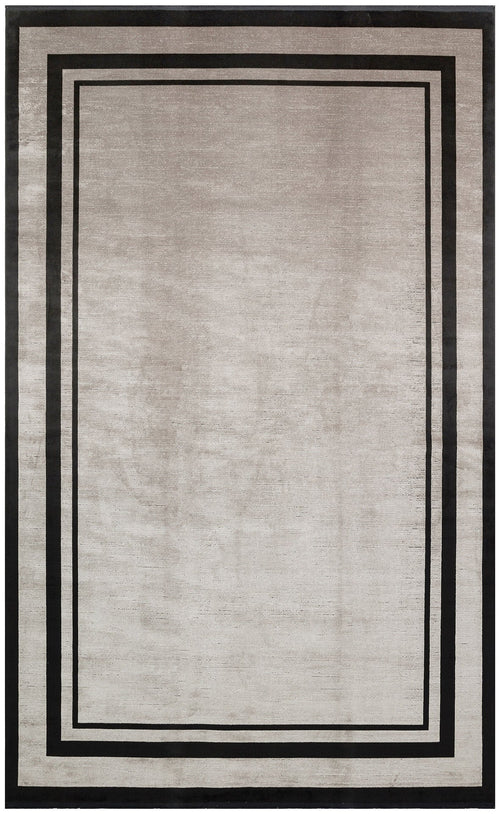 Tromso Grey Frame Machine Made Area Rug