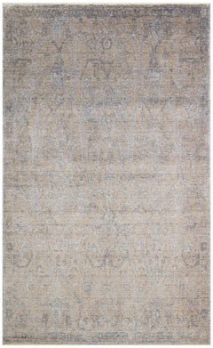 Vintage Ushak Rug - Beige Overdyed Flatweave Carpet | Soft Texture, Dust Resistant