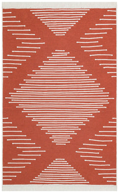 Cotton Kilim Rug – Double Sided Geometric Flatweave Area Rug | Washable Non Slip