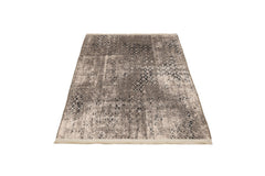 Geometric Area Rug - Cotton Chenille Digital Print Rug for Living Room