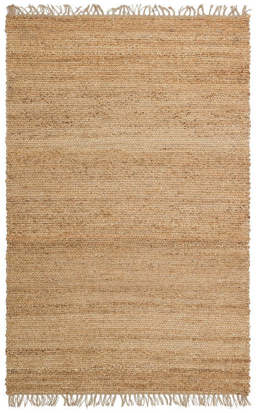 Handmade Jute Rug - Beige Natural Fiber Rug | Modern Woven Soft Texture Carpet