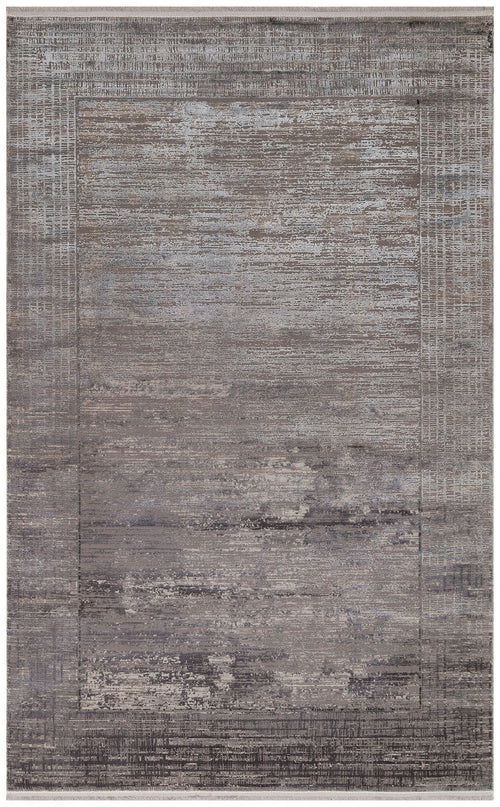 Vintage Area Rug – Grey Machine Made Rug With Soft Texture & Dust Free Design