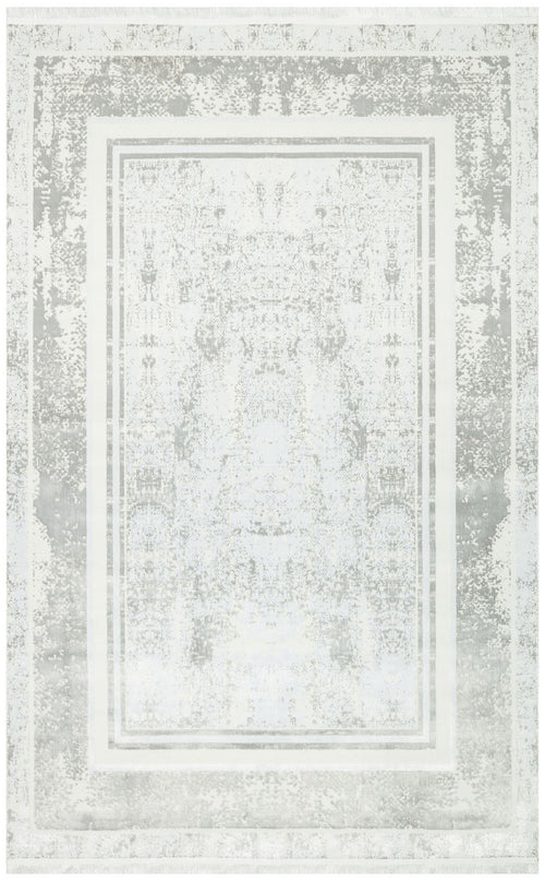 inglewood Grey Frame Machine Made Area Rug
