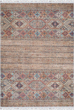 Mikołow Brown Classic Digital Print Area Rug