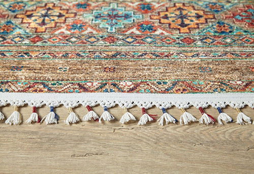 Mikołow Brown Classic Digital Print Area Rug