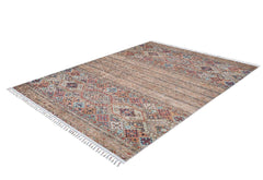 Mikołow Brown Classic Digital Print Area Rug