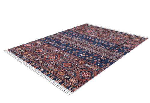 Geometric Area Rug – Non Slip Brown Digital Print Rug | Antibacterial Carpet