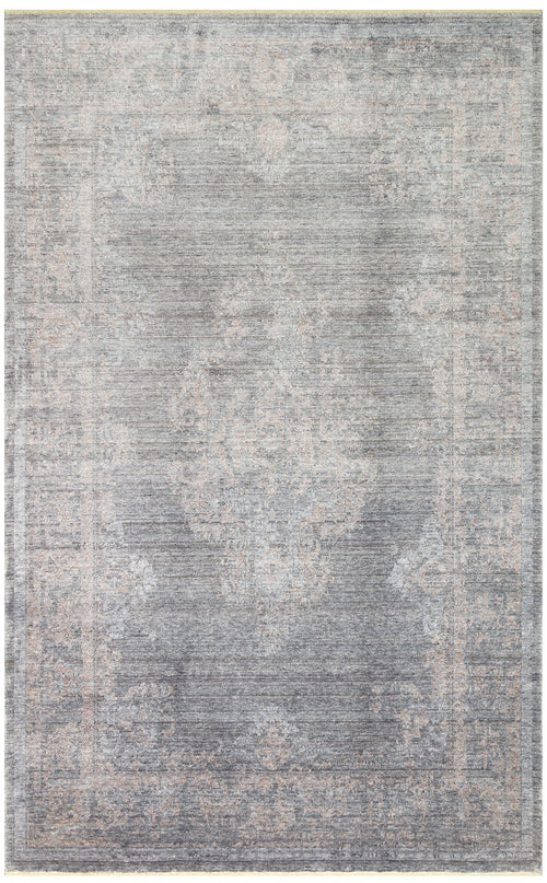Vintage Ushak Rug – Grey Overdyed Area Rug | Handmade Flatweave, Soft Texture