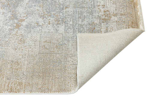 Modern Bamboo Area Rug – Machine Made Gold Non Slip Carpet for Living Room