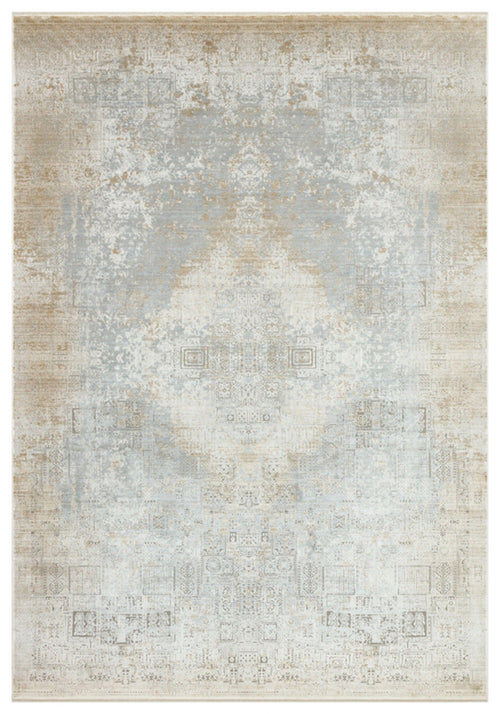 Modern Bamboo Area Rug – Machine Made Gold Non Slip Carpet for Living Room