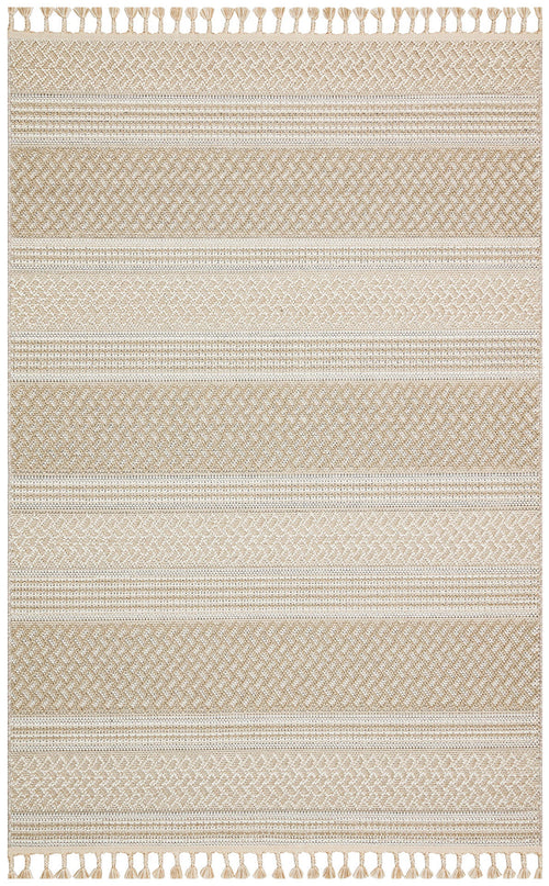 Beige Jute Area Rug – Machine Made Rug With Soft Texture & Dust Free Design