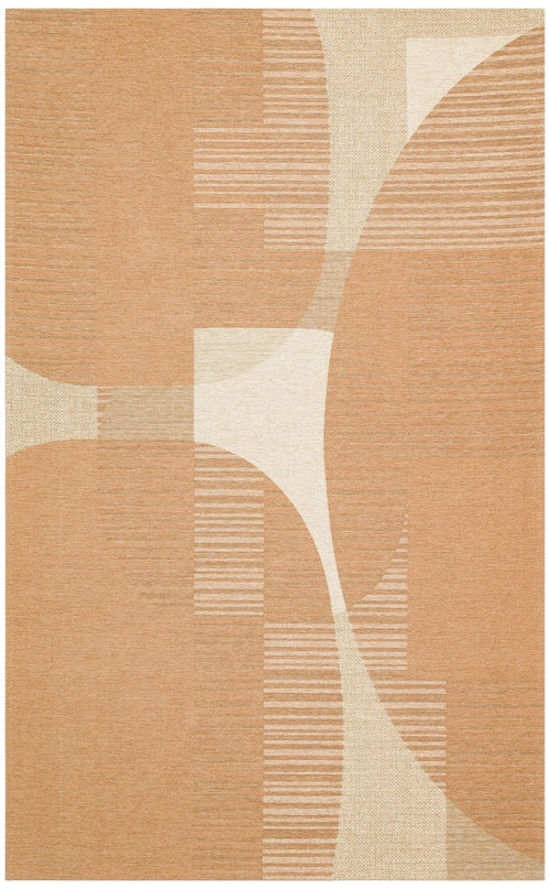 Krieglach Cream Geometric Cotton Kilim