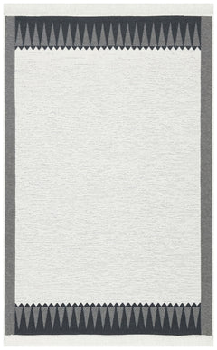 Cotton Kilim Rug – Geometric Modern Woven Double Sided Flatweave Carpet