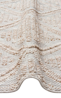 Grey Geometric Area Rug - Machine Made Rug | Modern Home Carpet Flatweave