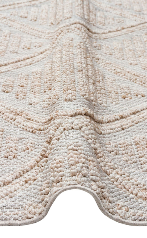 Grey Geometric Area Rug - Machine Made Rug | Modern Home Carpet Flatweave