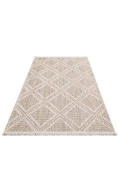 Grey Geometric Area Rug - Machine Made Rug | Modern Home Carpet Flatweave