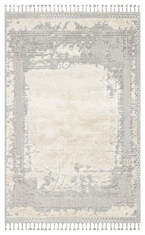 Modern Machine Made Rug - Cream Area Rug | Soft Texture, Dust Free Carpet