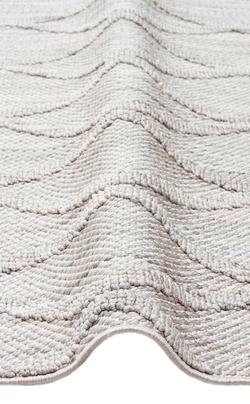 Grey Geometric Area Rug - Machine Made Carpet | Dustproof, Easy Clean, Antislip Flatweave