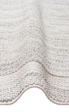 Grey Area Rug – Machine Made Rug with Soft Texture | Modern Flatweave Carpet