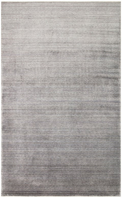Modern Ushak Rug – Anthracite Handmade Flatweave Area Carpet with Soft Texture