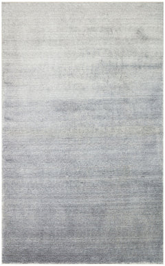 Modern Ushak Rug – Overdyed Grey Flatweave Carpet With Soft Texture