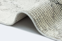 Cream Bamboo Area Rug – Machine Made Washable Anti Slip Floor Carpet for Living Room