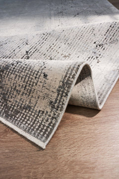 Cream Bamboo Area Rug – Machine Made Washable Anti Slip Floor Carpet for Living Room