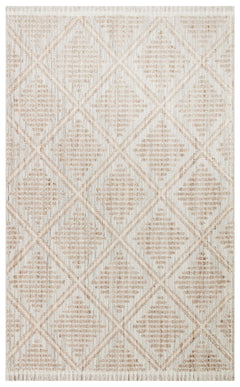 Grey Geometric Area Rug - Machine Made Rug | Modern Home Carpet Flatweave