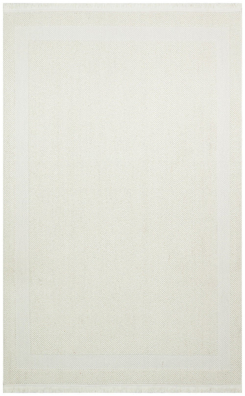 Modern Area Rug – Machine Made Cream Carpet | Dustproof, Soft Texture, Easy to Clean
