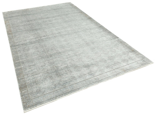 Modern Bamboo Area Rug – Machine Made Cream Rug for Living Room Heating