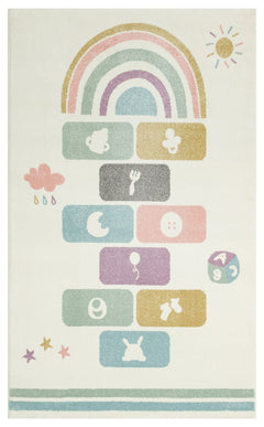 Kids Rug - Soft Figured Pattern Eko Rugs | Non Shedding, Dust Free Carpet