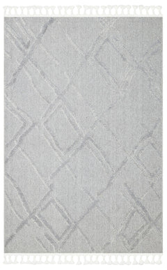 Padova Grey Geometric Scandinavian Rug