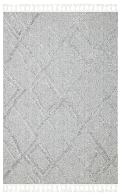 Padova Grey Geometric Scandinavian Rug
