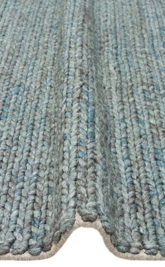 Ybbs Blue Modern Washable Kilim