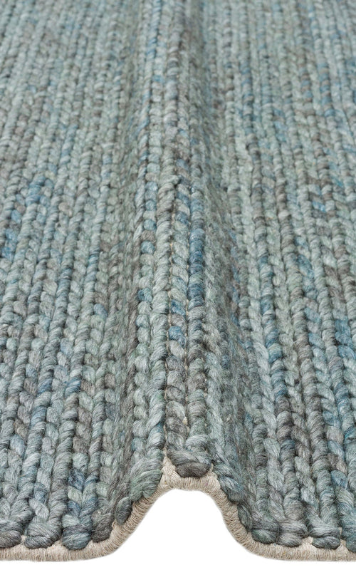 Ybbs Blue Modern Washable Kilim