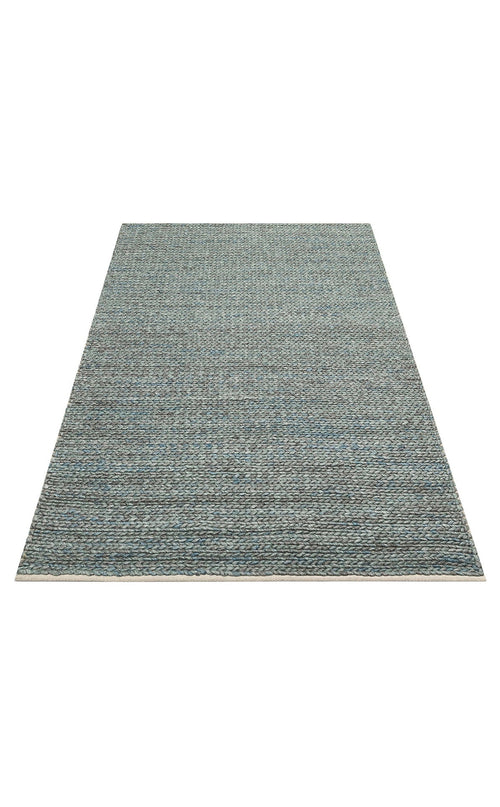 Ybbs Blue Modern Washable Kilim