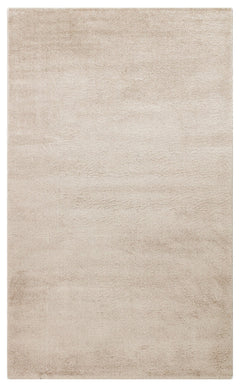 Modern Machine Made Rug – Beige Area Rug Flatweave Soft Textured Easy Clean