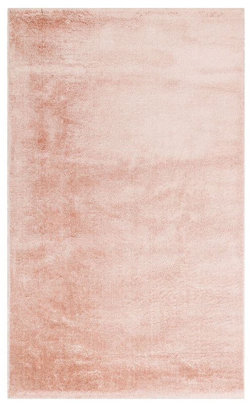 Modern Area Rug - Pink Machine Made Rug | Soft Textured, Dust Free Carpet