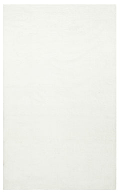Modern Machine Made Rug | White Area Rug - Soft Textured Dust Free Carpet