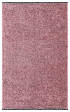 Modern Non Slip Kilim - Pink Flatweave Rug | Washable Non Slip Area Rug
