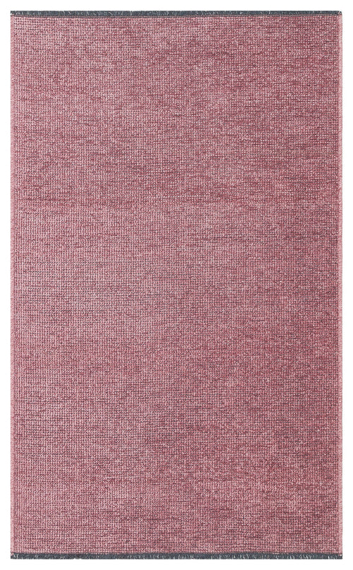 Modern Non Slip Kilim - Pink Flatweave Rug | Washable Non Slip Area Rug