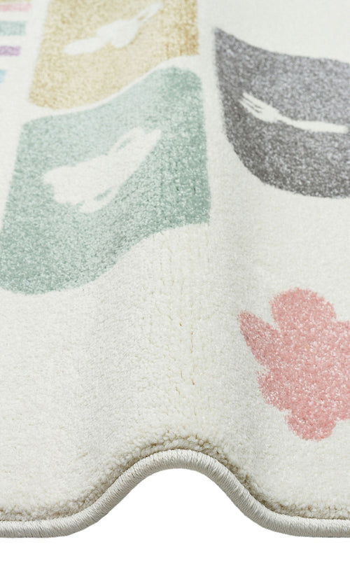 Kids Rug - Soft Figured Pattern Eko Rugs | Non Shedding, Dust Free Carpet