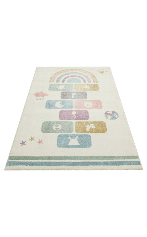 Kids Rug - Soft Figured Pattern Eko Rugs | Non Shedding, Dust Free Carpet