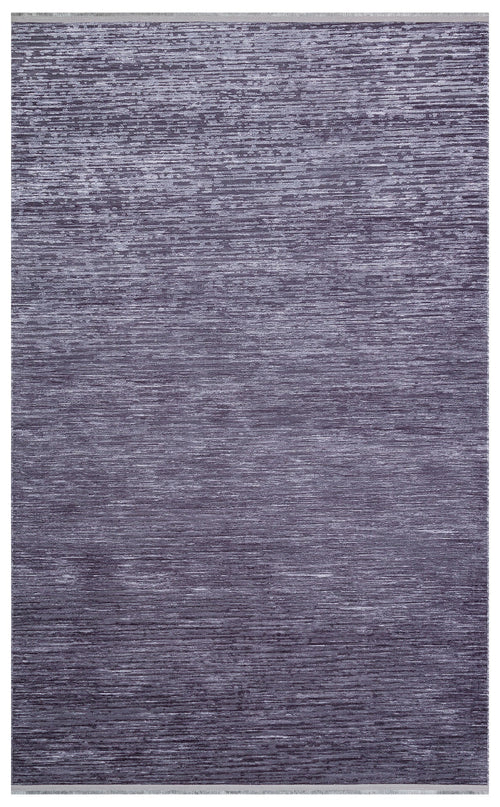 Modern Non Slip Rug – Navy Blue Machine Made Carpet With Textured Pile