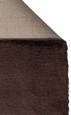 Neudorfl Brown Modern Shaggy Rug